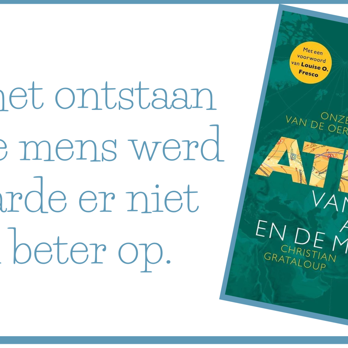 Atlas Van De Aarde En De Mens | Blog | Proistamenos